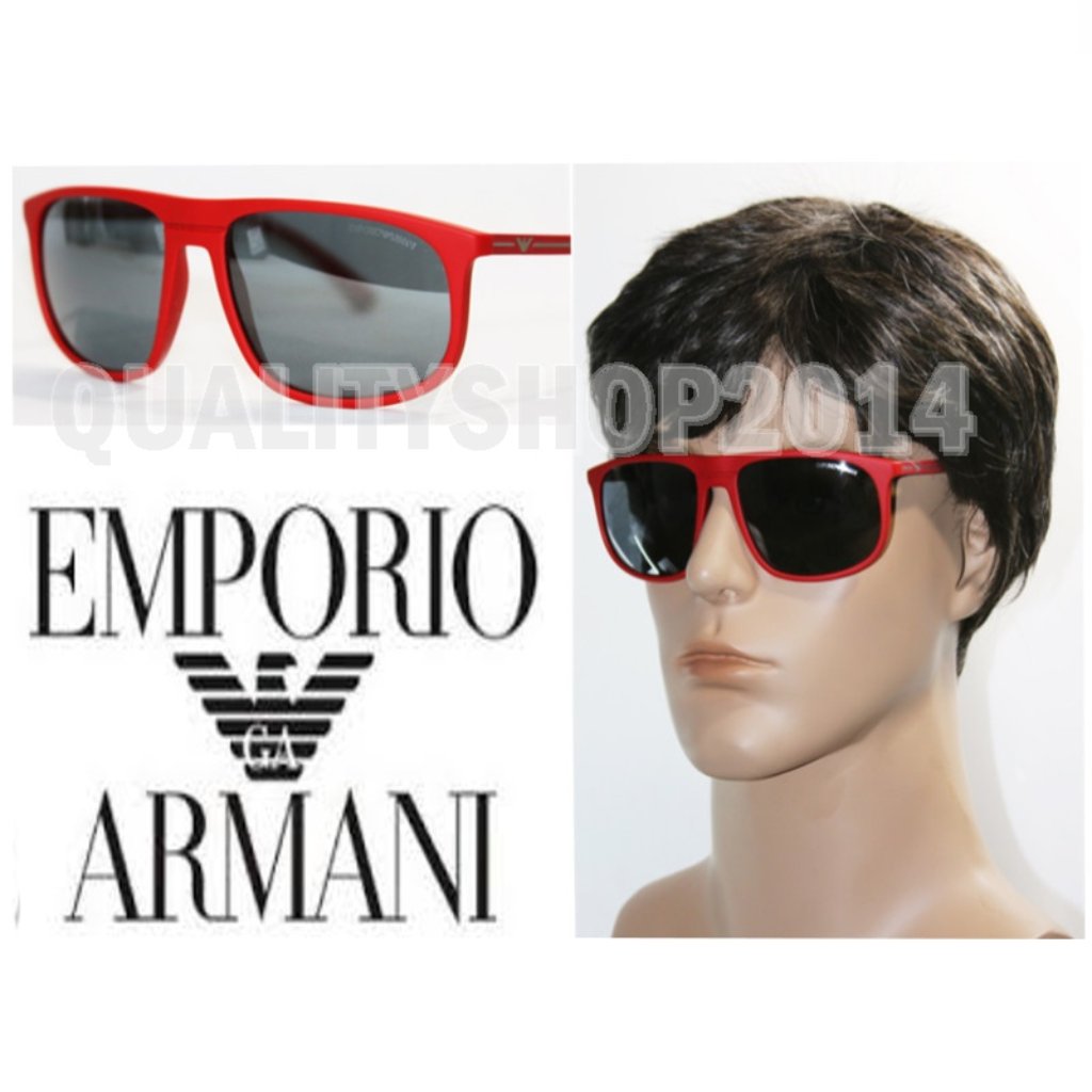 Emporio Armani Sunglasses Red Color Brand New